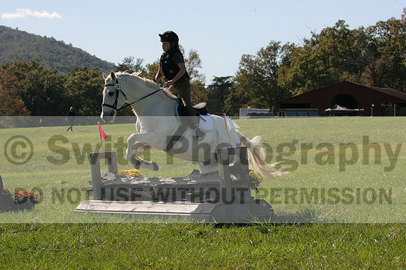 Violet Cross on Elpin Odin, Beginner Novice Horse Trials Junior B