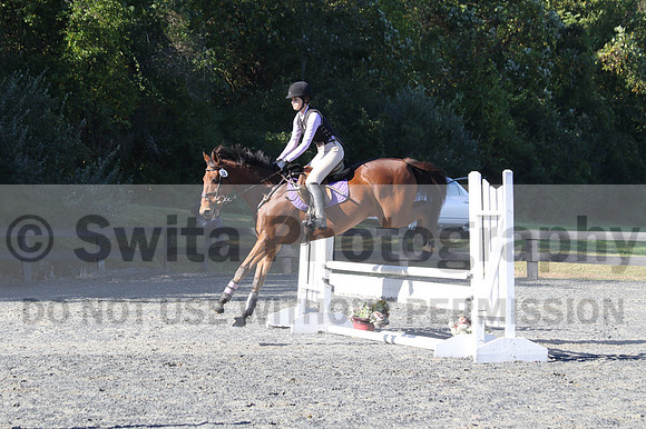 Mandolin Whitten on Thistle, Novice Horse Trials