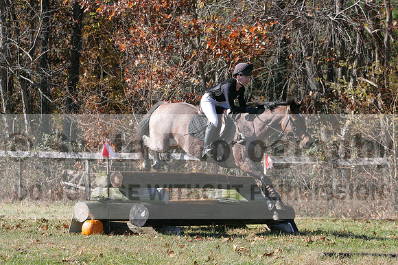 Alex Holliday on Partly Cloudy, Novice Horse Trials Junior