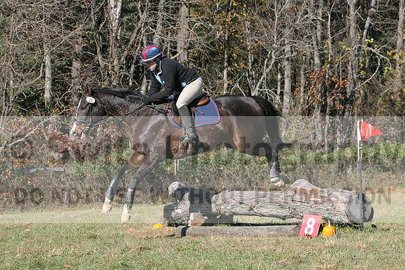 Mimi Combs on Aristocrat, Beginner Novice Horse Trials Senior A