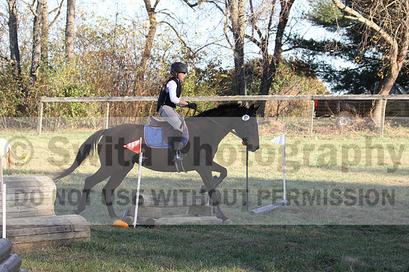 Caroline Morel on Lizzie, Green Horse Trials Junior