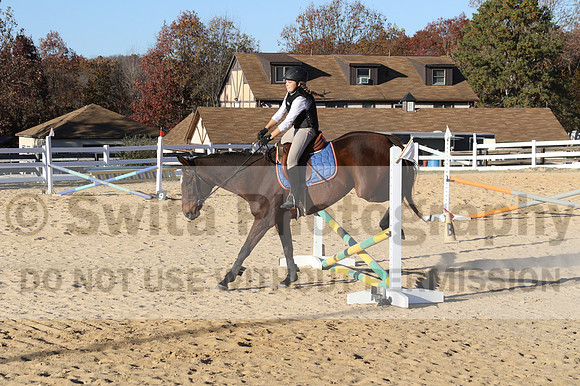 Caroline Morel on Lizzie, Green Horse Trials Junior