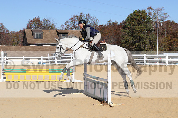 Jennifer Cobb on Snowbird, Beginner Novice Horse Trials Senior A