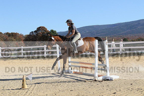 Tori Nuckols on Baron, Advanced Green Combined Test