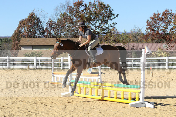 Tori Nuckols on Baron, Advanced Green Combined Test
