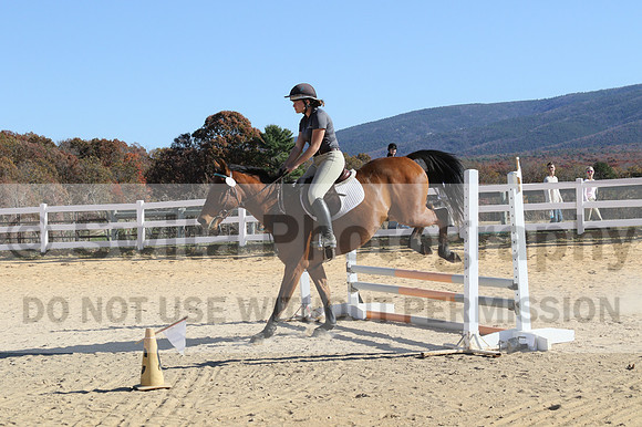 Tori Nuckols on Baron, Advanced Green Combined Test