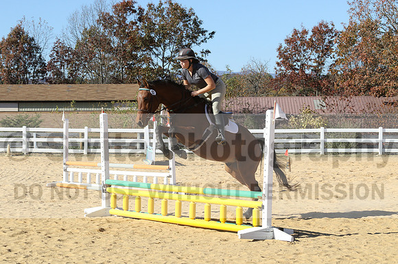Tori Nuckols on Baron, Advanced Green Combined Test