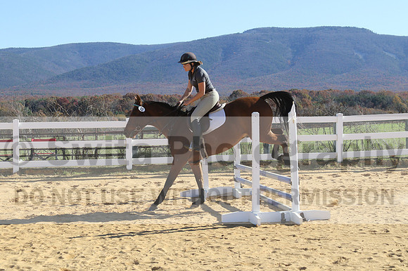 Tori Nuckols on Baron, Advanced Green Combined Test