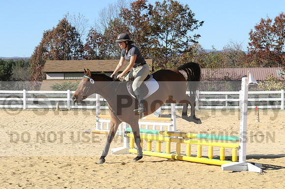 Tori Nuckols on Baron, Advanced Green Combined Test
