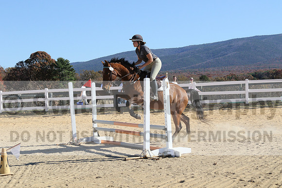 Tori Nuckols on Baron, Advanced Green Combined Test