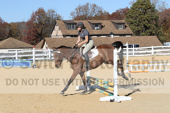 Tori Nuckols on Baron, Advanced Green Combined Test