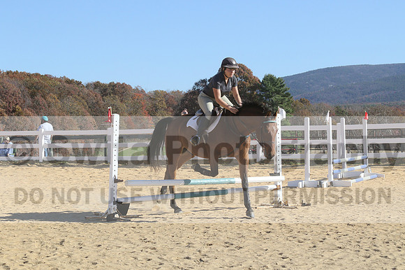 Tori Nuckols on Baron, Advanced Green Combined Test