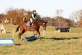 Caroline Morel on Lizzie, Green Horse Trials Junior