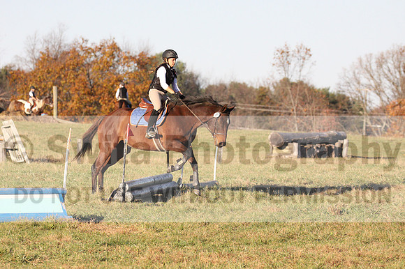 Caroline Morel on Lizzie, Green Horse Trials Junior