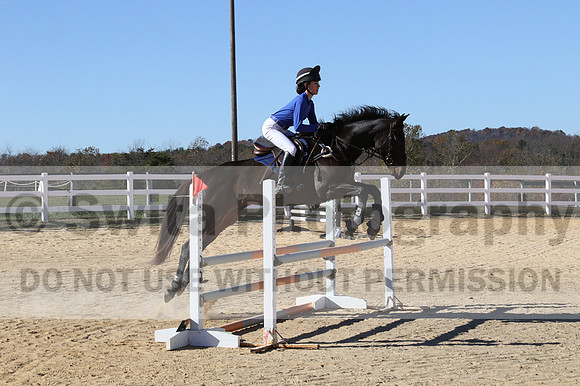 Abbey Stone on Indiana II, Novice Horse Trials Junior