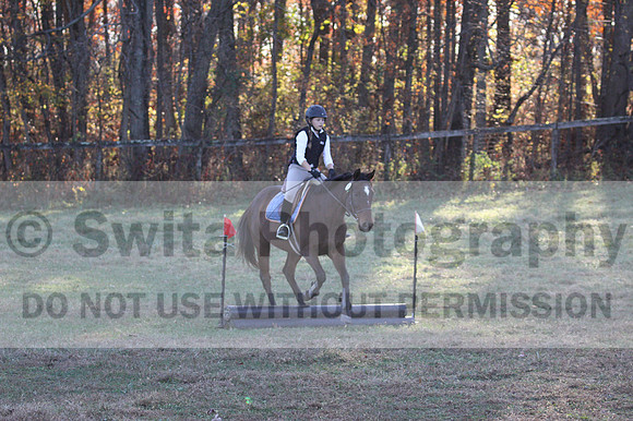 Caroline Morel on Lizzie, Green Horse Trials Junior