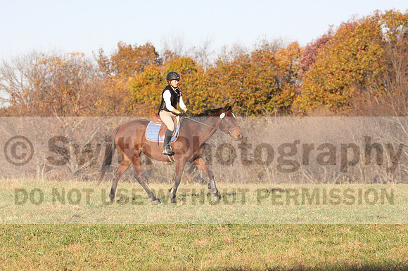 Caroline Morel on Lizzie, Green Horse Trials Junior