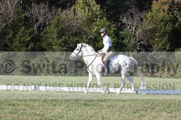 Jeanne Jeffer on Snowball's Chance, Green Horse Trials