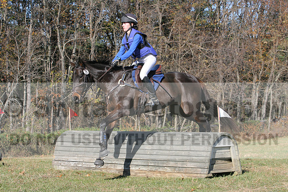 Abbey Stone on Indiana II, Novice Horse Trials Junior