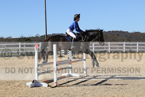 Abbey Stone on Indiana II, Novice Horse Trials Junior