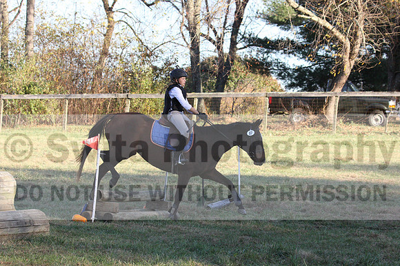 Caroline Morel on Lizzie, Green Horse Trials Junior