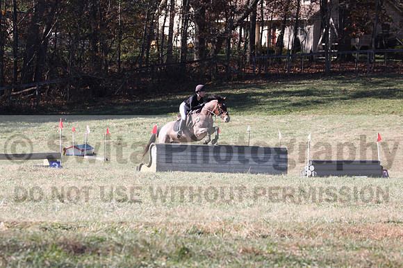 Alex Holliday on Partly Cloudy, Novice Horse Trials Junior