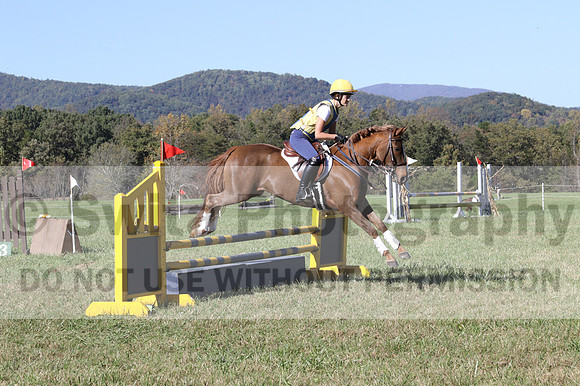 Alexis Hobbs on PJ, Beginner Novice Horse Trials Junior B