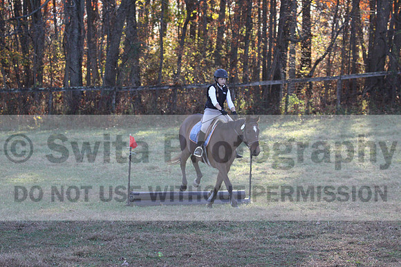 Caroline Morel on Lizzie, Green Horse Trials Junior