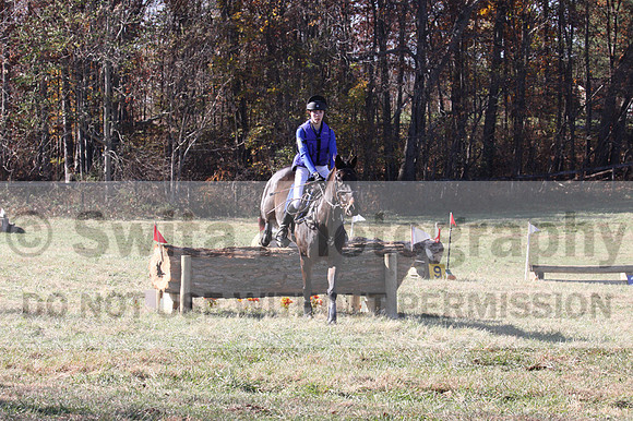Abbey Stone on Indiana II, Novice Horse Trials Junior