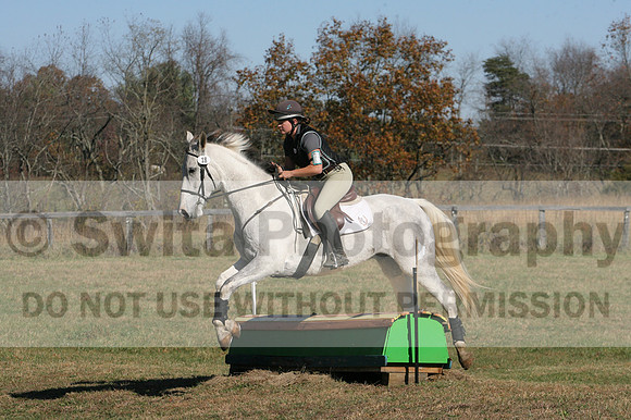 Tori Nuckols on Grey Dragon, Beginner Novice Horse Trials Senior A
