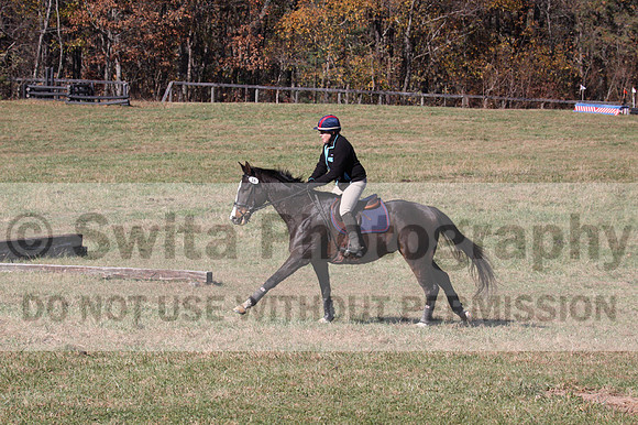 Mimi Combs on Aristocrat, Beginner Novice Horse Trials Senior A
