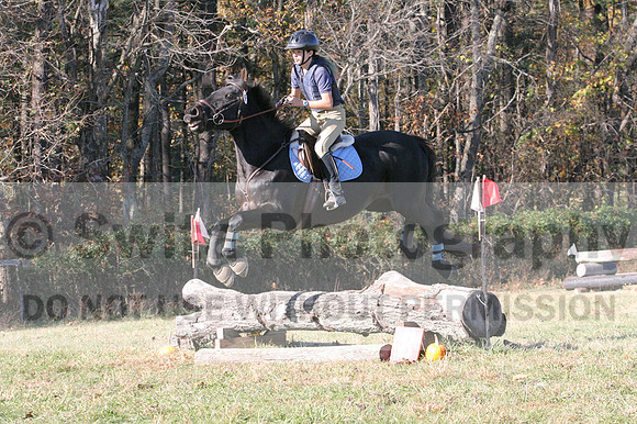 Leah Childers on Priscilla, Beginner Novice Horse Trials Junior B