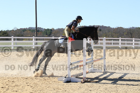 Leah Childers on Priscilla, Beginner Novice Horse Trials Junior B