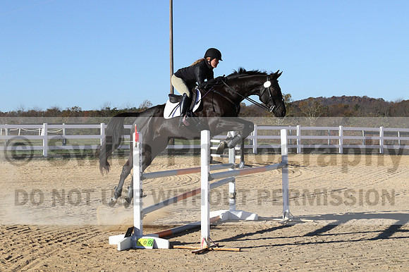 Emily Beshear on Knight Hill, Prelim Combined Test