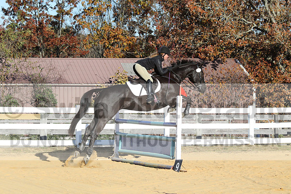 Emily Beshear on Knight Hill, Prelim Combined Test