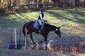 Caroline Morel on Lizzie, Green Horse Trials Junior