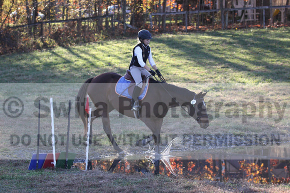 Caroline Morel on Lizzie, Green Horse Trials Junior