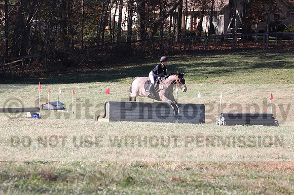 Alex Holliday on Partly Cloudy, Novice Horse Trials Junior