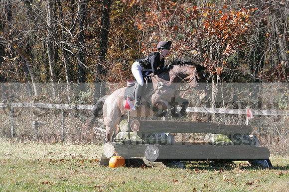 Alex Holliday on Partly Cloudy, Novice Horse Trials Junior