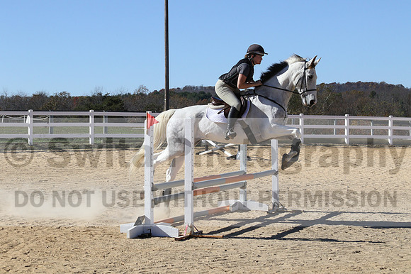 Tori Nuckols on Grey Dragon, Beginner Novice Horse Trials Senior A
