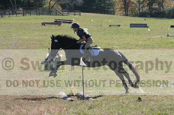 Leah Childers on Priscilla, Beginner Novice Horse Trials Junior B