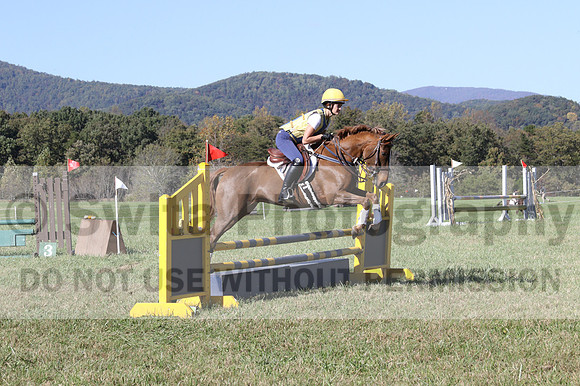 Alexis Hobbs on PJ, Beginner Novice Horse Trials Junior B