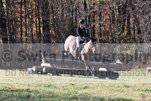 Alex Holliday on Partly Cloudy, Novice Horse Trials Junior
