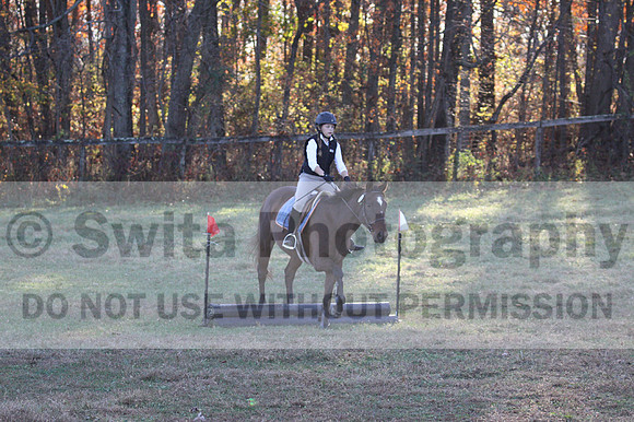 Caroline Morel on Lizzie, Green Horse Trials Junior