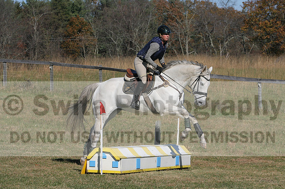 Jennifer Cobb on Snowbird, Beginner Novice Horse Trials Senior A