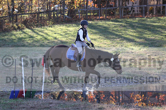 Caroline Morel on Lizzie, Green Horse Trials Junior
