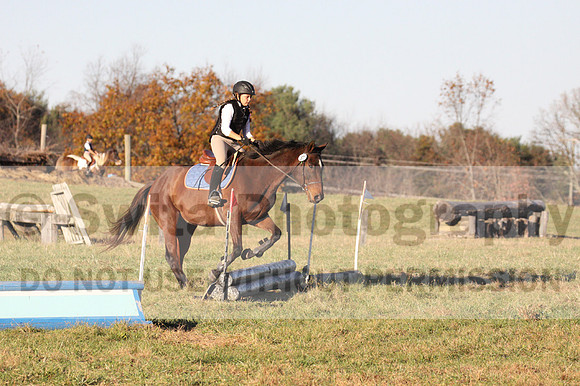 Caroline Morel on Lizzie, Green Horse Trials Junior