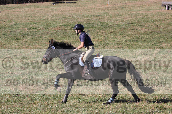 Leah Childers on Priscilla, Beginner Novice Horse Trials Junior B