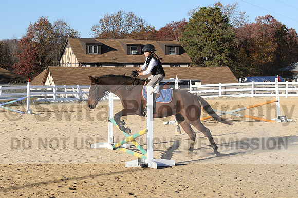 Caroline Morel on Lizzie, Green Horse Trials Junior