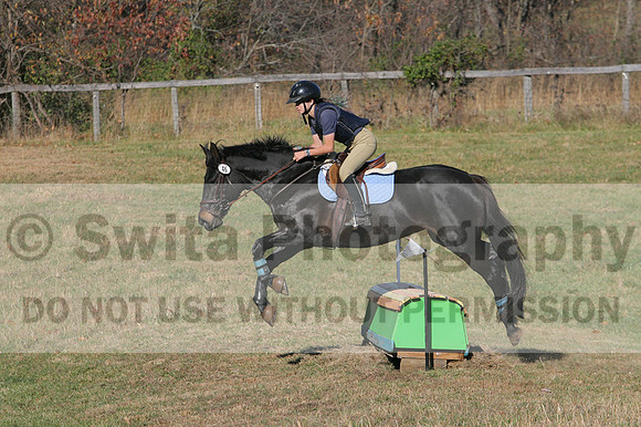 Leah Childers on Priscilla, Beginner Novice Horse Trials Junior B